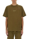 HELMUT LANG ヘルムートラング グリーン MILITARY GREEN Tシャツ メンズ 春夏2024 316807 【関税 送料無料】【ラッピング無料】 el