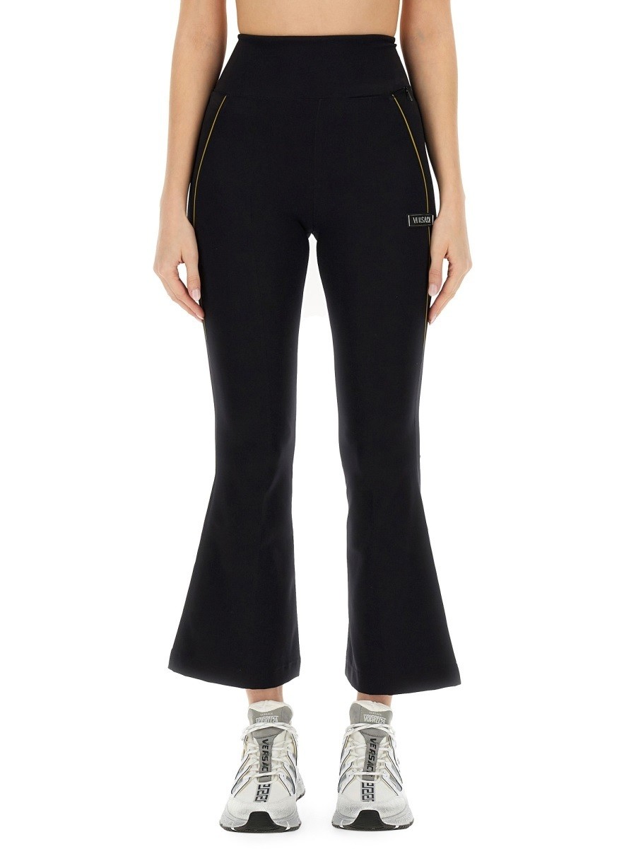 ݥȺ4!! 륵 VERSACE ܥ ѥ ǥ ֥å Trousers 319058 BLACK...