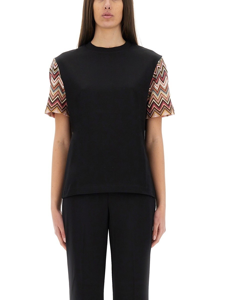 ߥå MISSONI ݥ T ǥ ֥å T-shirts and polo shirts 353464 BL...