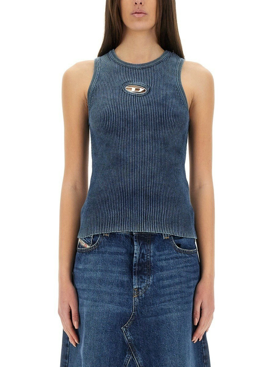 ǥ DIESEL T ȥåץ ǥ ֥롼 T-shirts and tops 351458 DENIM  ̵...