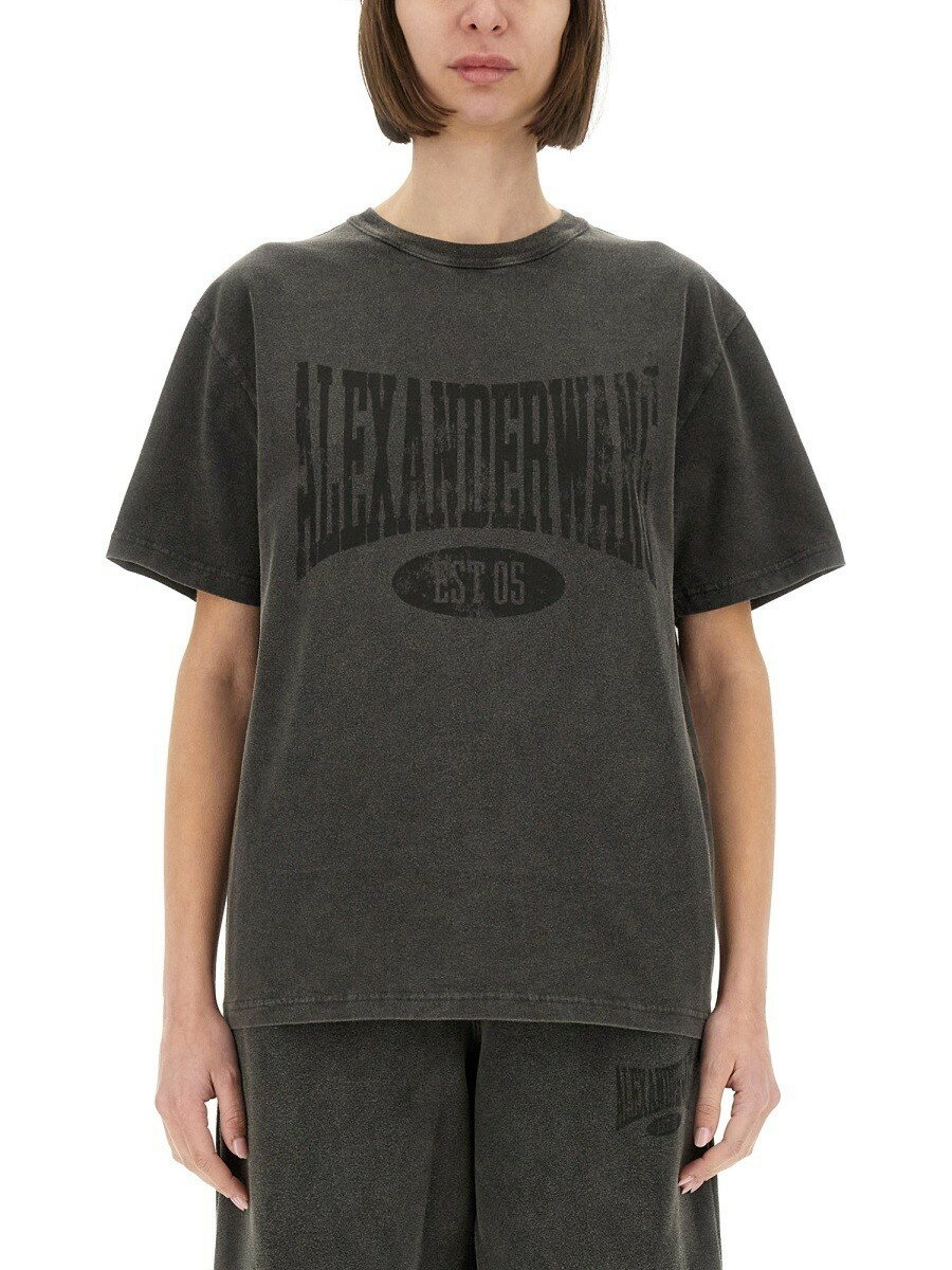 쥭 ALEXANDER WANG ݥ T ǥ ֥å T-shirts and polo shirt...