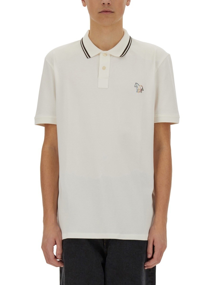 ݡ륹ߥ PAUL SMITH ݥ  ۥ磻 Polo shirts 351898 WHITE  ̵ åԥ...