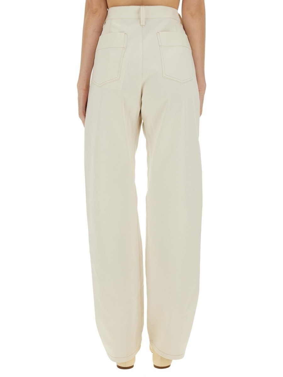 ݥȺ4!! ᡼ LEMAIRE ܥ ѥ ǥ Trousers 356210 IVORY  ̵...