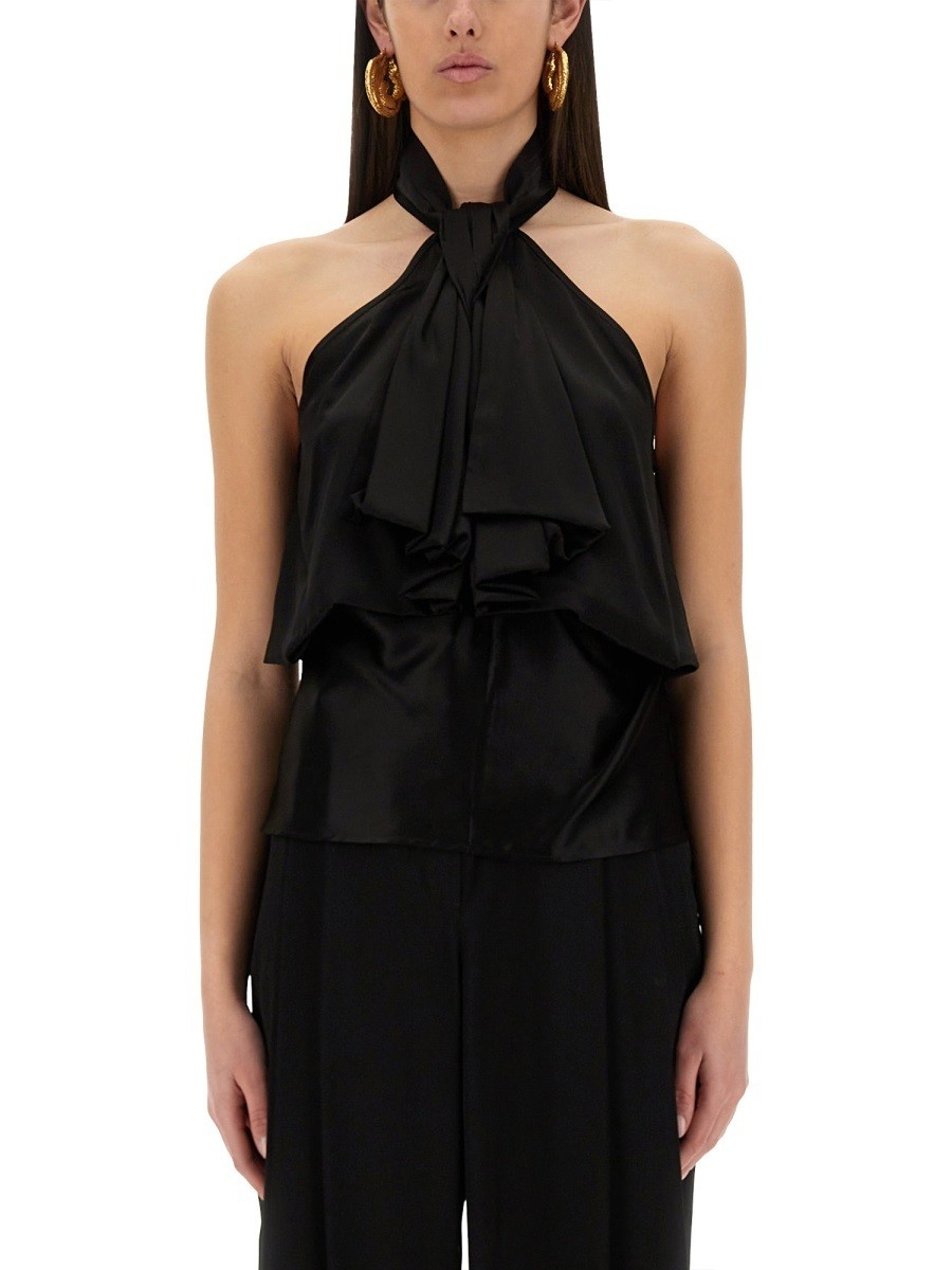 ˥ å NINA RICCI T ȥåץ ǥ ֥å T-shirts and tops 352008 BLACK ...