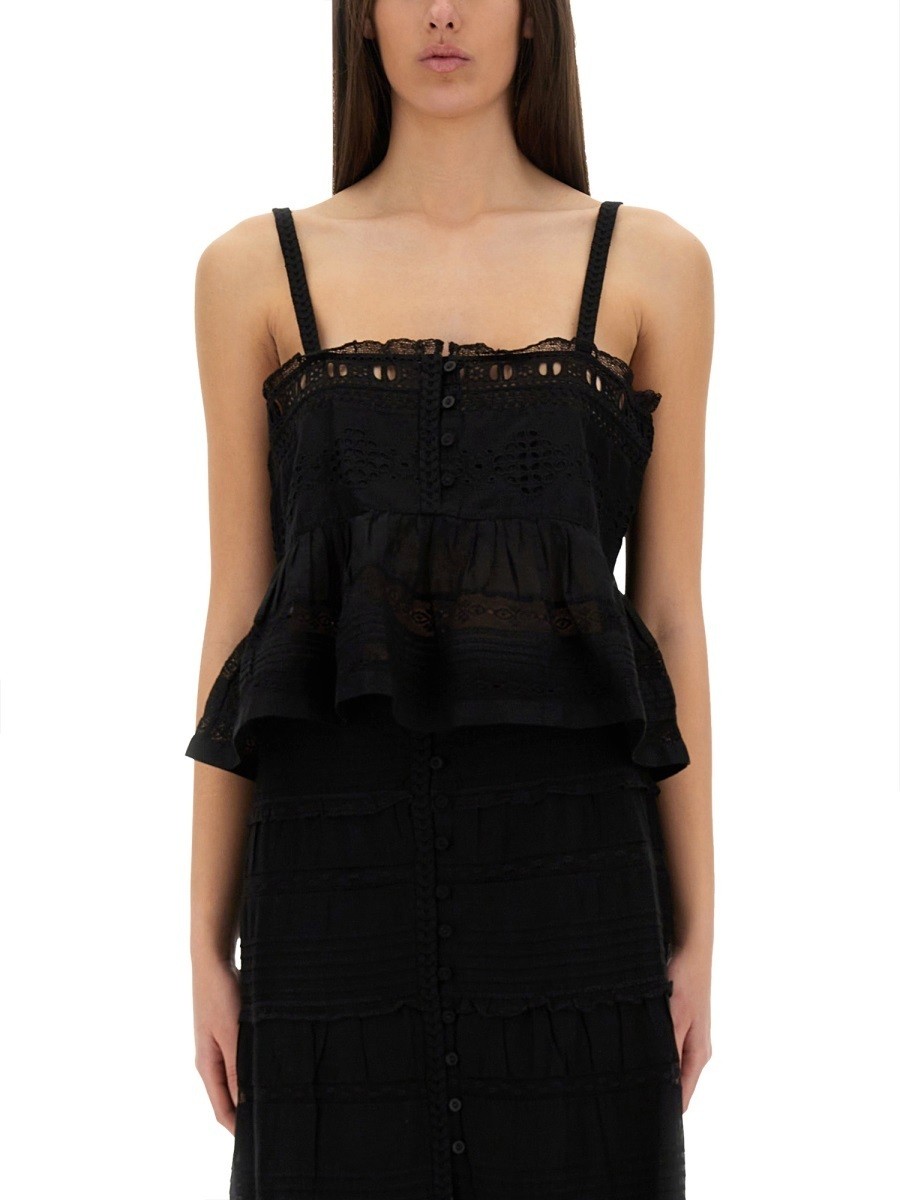 ޥ ȥ MARANT ETOILE T ȥåץ ǥ ֥å T-shirts and tops 353455 ...