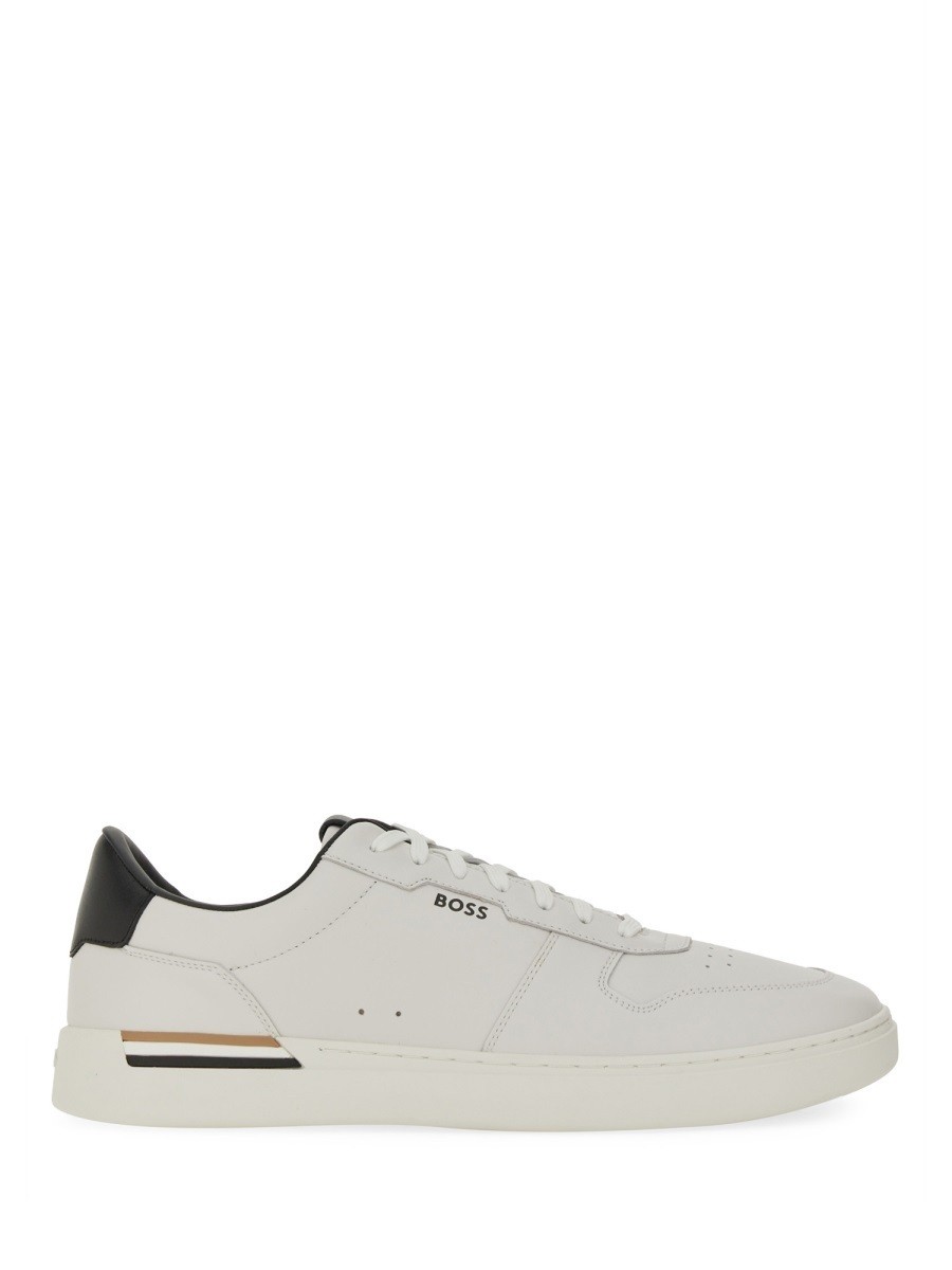 ܥ BOSS ˡ  ۥ磻 Sneakers 349772 WHITE  ̵ åԥ̵ 2025SS el