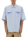 モスキーノ MOSCHINO シャツ メンズ Shirts 358382 BABY BLUE 関税 送料無料 ラッピング無料 2025SS el
