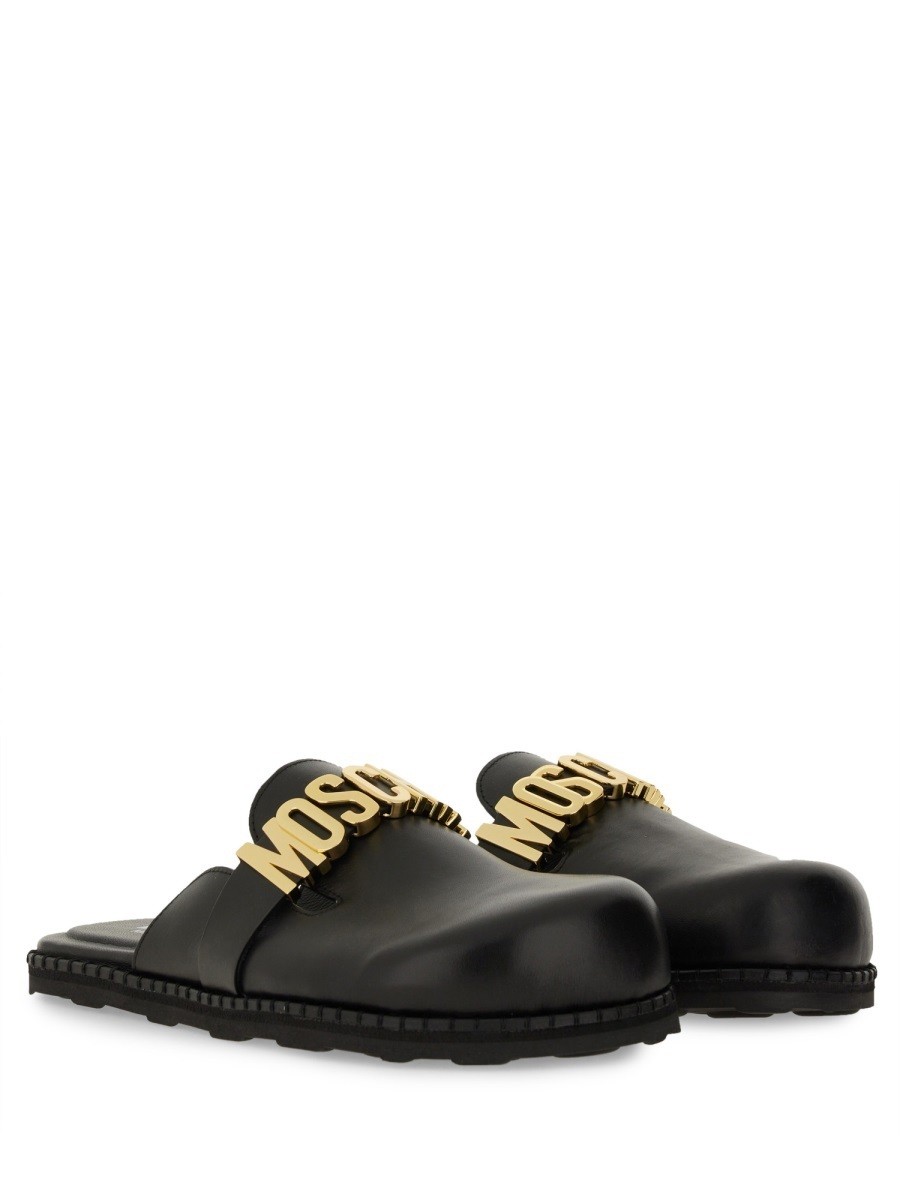 ⥹ MOSCHINO  ǥ ֥å Sandals 348534 BLACK  ̵ åԥ̵ 20...