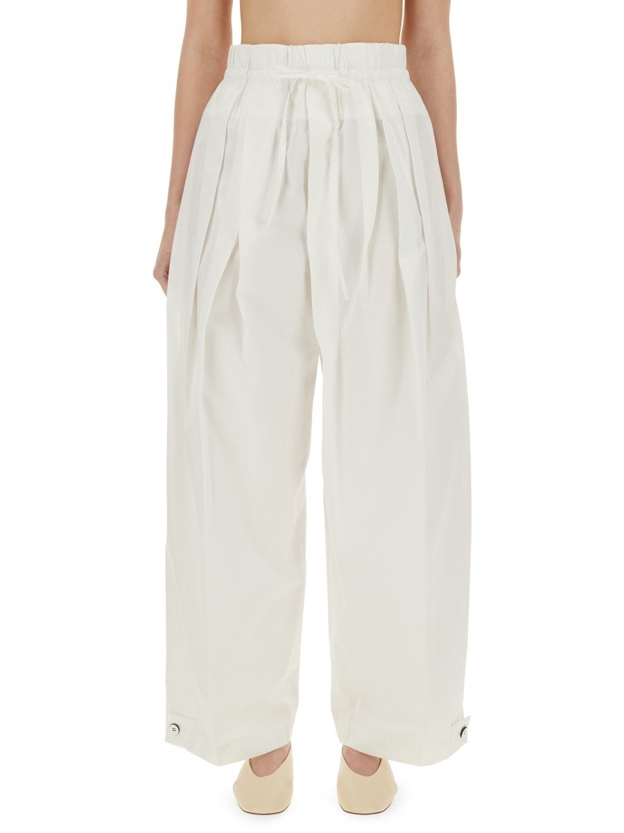 ݥȺ4!! 륵 JIL SANDER ܥ ѥ ǥ ۥ磻 Trousers 351059 WH...