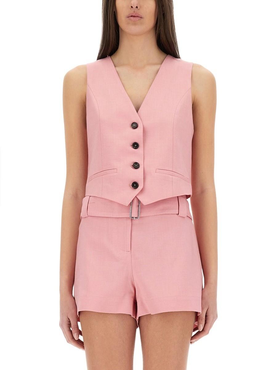 २ MSGM  ٥ ǥ ԥ Vests 347047 PINK  ̵ åԥ̵ 2025S...