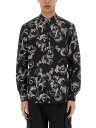 【1000円OFFクーポン配布中!!】 ヴェルサーチ ジーンズ クチュール VERSACE JEANS COUTURE シャツ メンズ ブラック Shirts 347991 BLACK 関税 送料無料 ラッピング無料 2025SS el