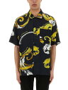 【1000円OFFクーポン配布中!!】 ヴェルサーチ ジーンズ クチュール VERSACE JEANS COUTURE シャツ メンズ ブラック Shirts 347541 BLACK 関税 送料無料 ラッピング無料 2025SS el