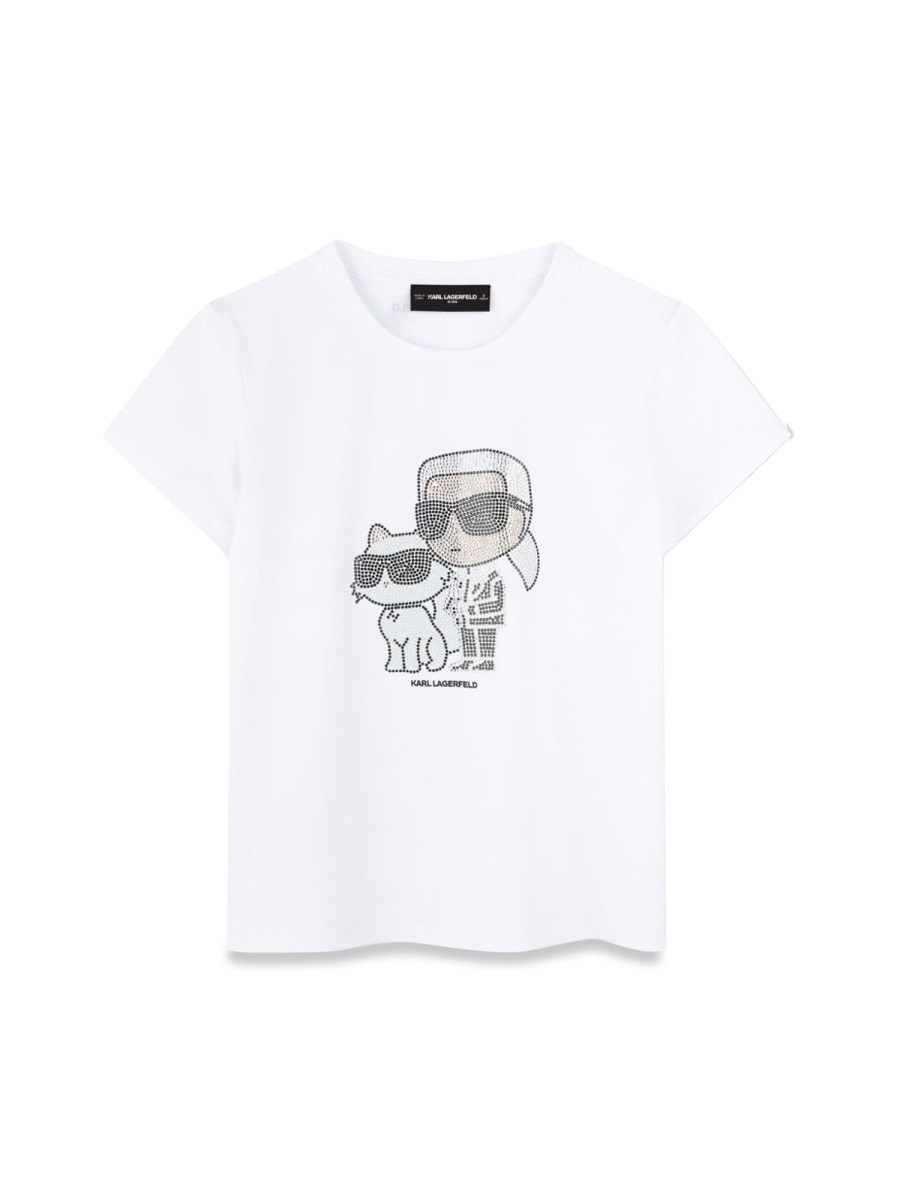  饬ե KARL LAGERFELD 󥰥꡼T T 륺 ۥ磻 Long sleeve t-sh...