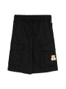 【本日ポイント4倍!!】 モスキーノ MOSCHINO ショートパンツ パンツ ショーツ ボーイズ ブラック Shorts 351154 BLACK 関税 送料無料 ラッピング無料 2025SS el