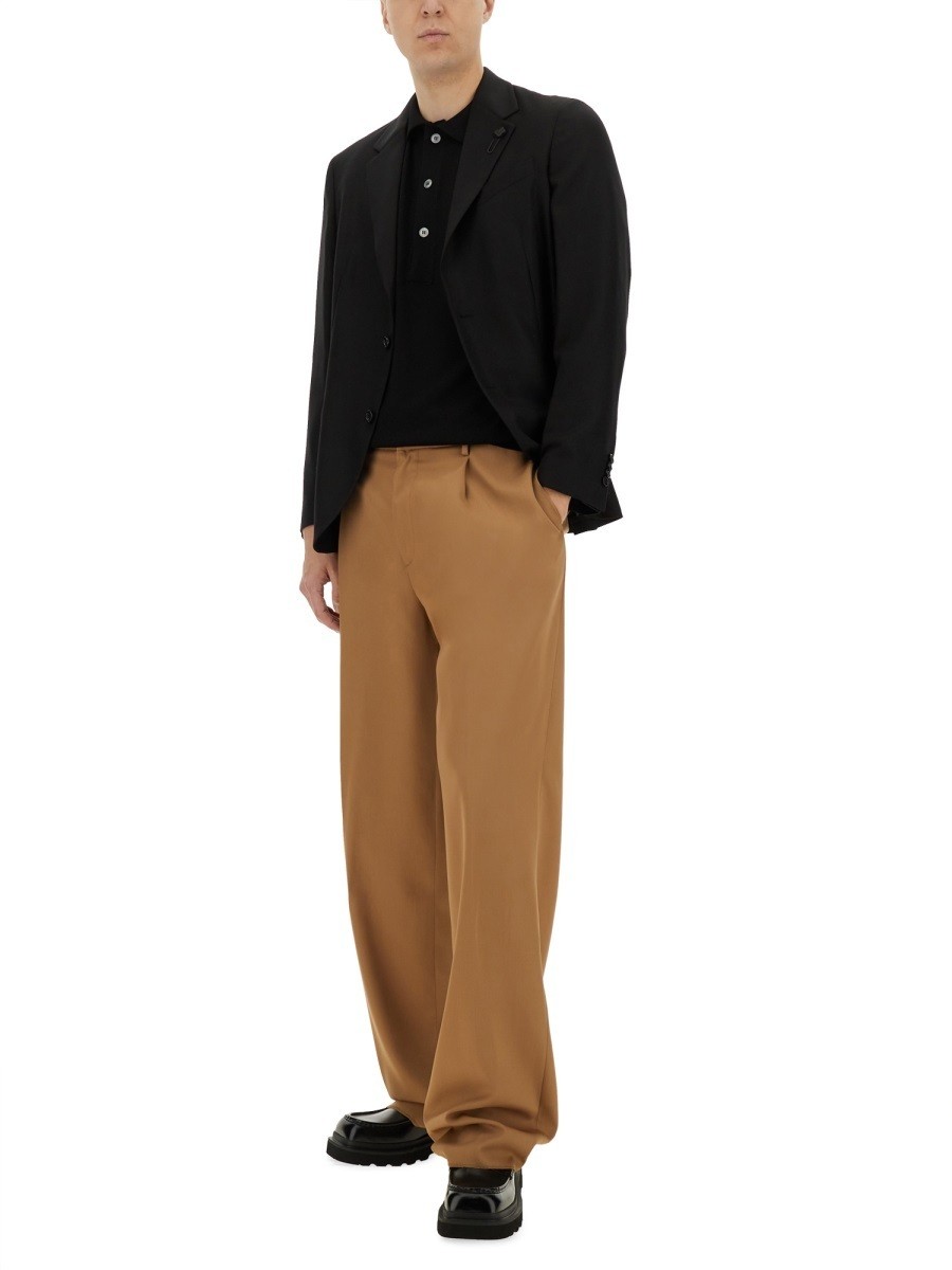 ǥ LARDINI ݥ  ֥å Polo shirts 358646 BLACK  ̵ åԥ̵...
