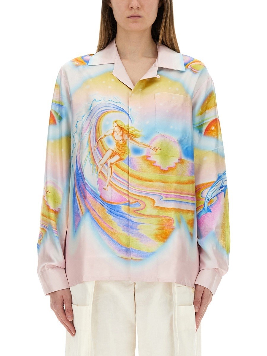 ݥȺ4!! ֥ CASABLANCA  ǥ Shirts 357380 MULTICOLOUR ...