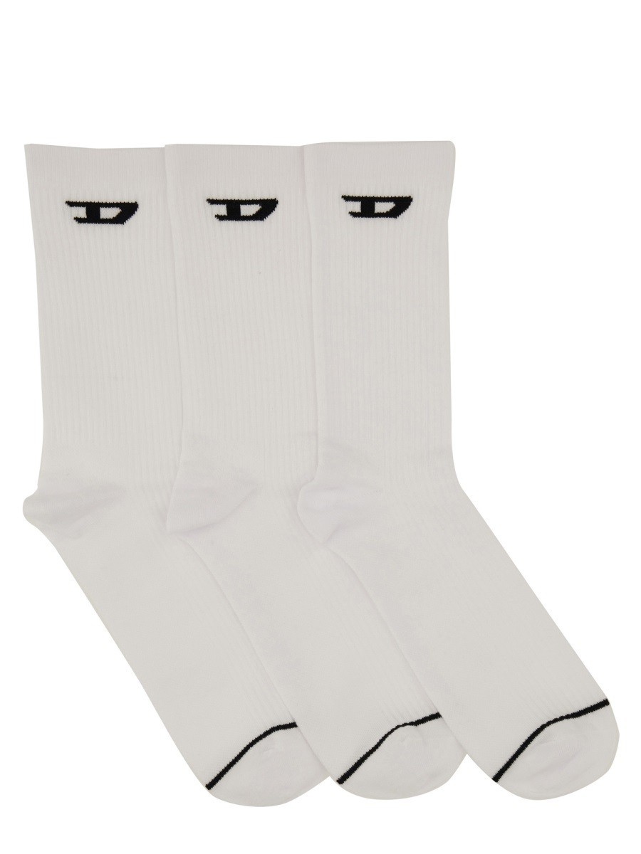 ݥȺ4!! ǥ DIESEL  å  졼 Socks 346634 GREY  ̵ ...