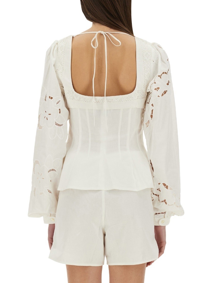ݥȺ4!! ޥ꡼󥻥 MARINE SERRE  ǥ ۥ磻 Shirts 356620 WHITE ...