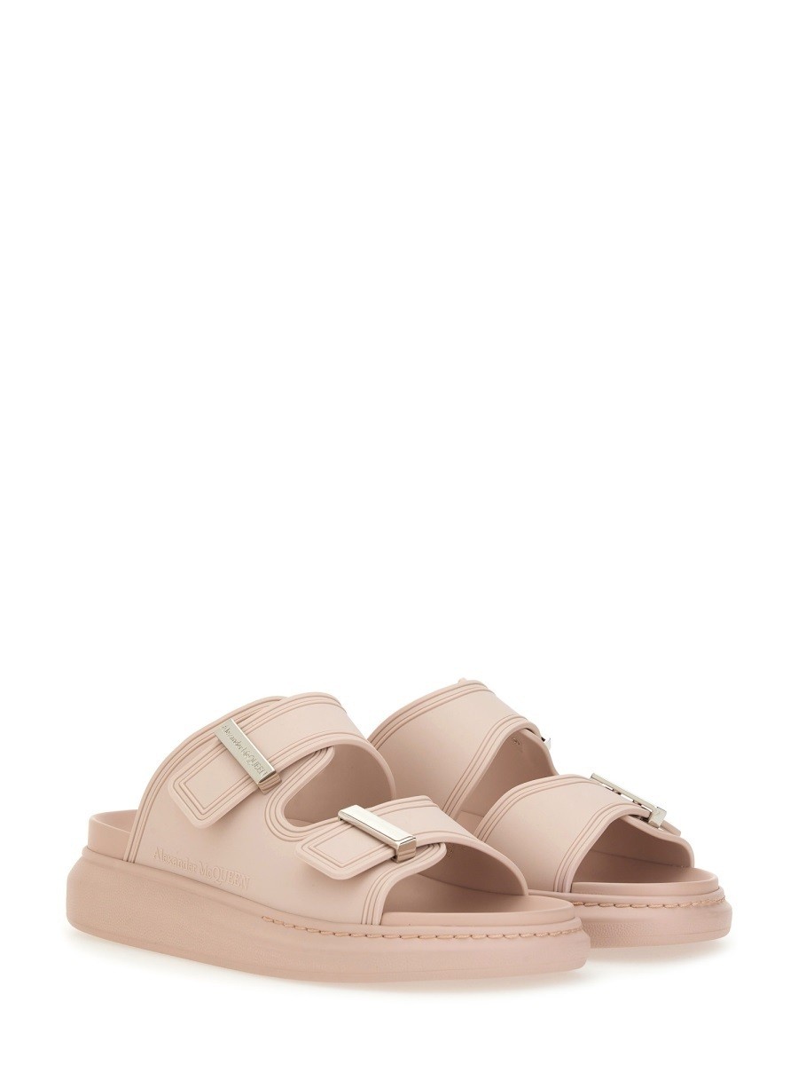 쥭 ޥå ALEXANDER MCQUEEN  ǥ С Sandals 361576 SILVER...