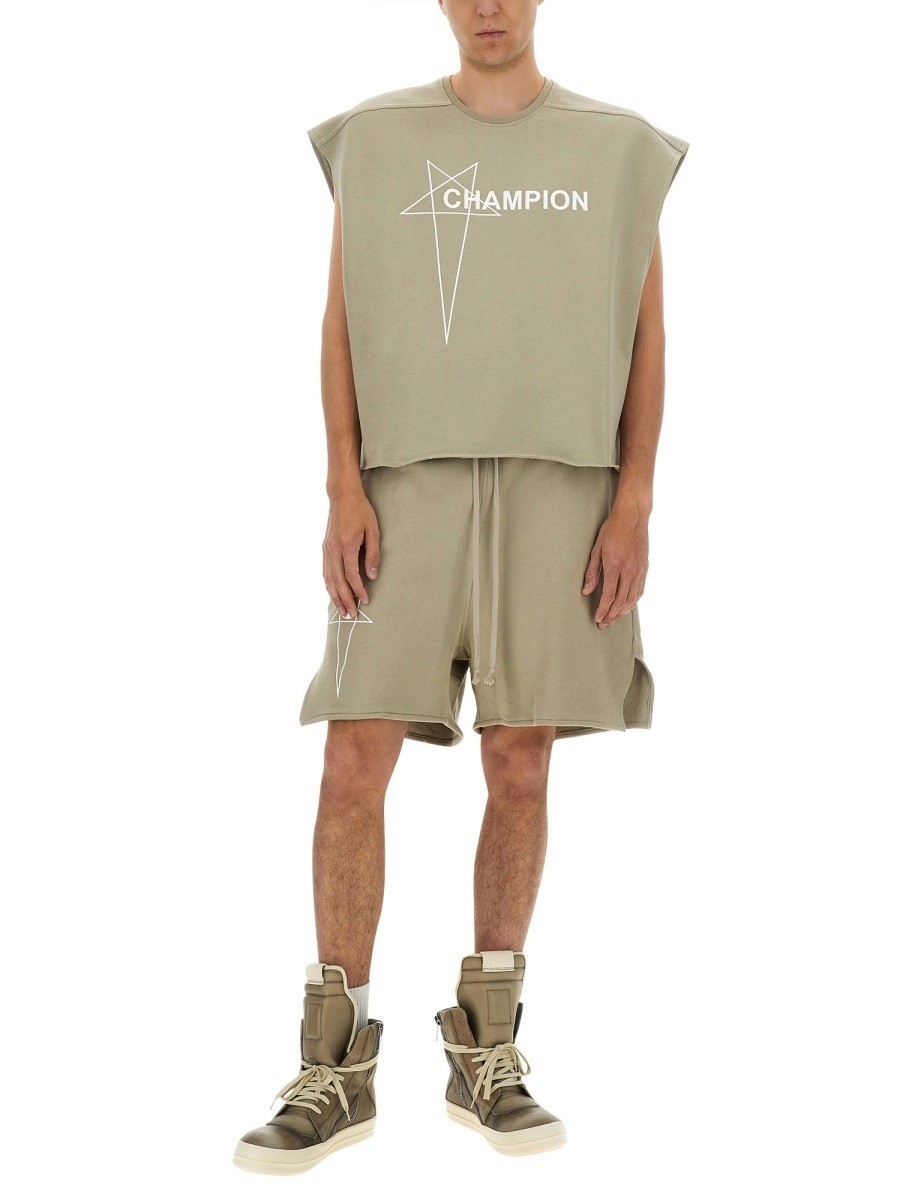 å x ԥ CHAMPION X RICK OWENS T  졼 T-shirts 347287 ...