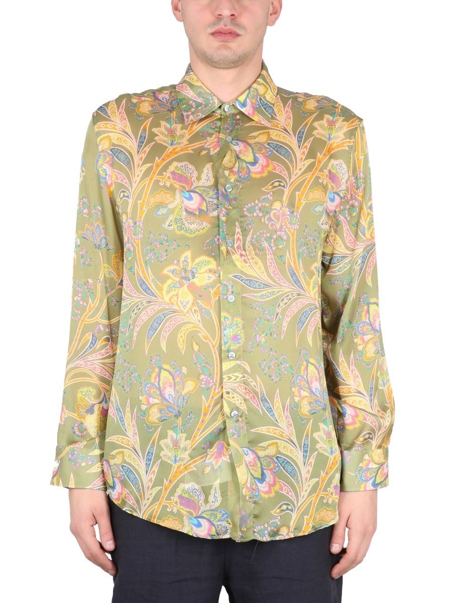 ȥ ETRO   ꡼ Shirts 272669 GREEN  ̵ åԥ̵ 2023SS el
