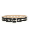 【本日ポイント4倍!!】 アレキサンダー マックイーン ALEXANDER MCQUEEN ベルト レディース ブラック Belts 269359 BLACK 関税 送料無料 ラッピング無料 2023SS el