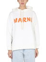 【本日ポイント4倍!!】 マルニ MARNI トレーナー レディース ホワイト Sweatshirts 272355 WHITE 関税 送料無料 ラッピング無料 2023SS el