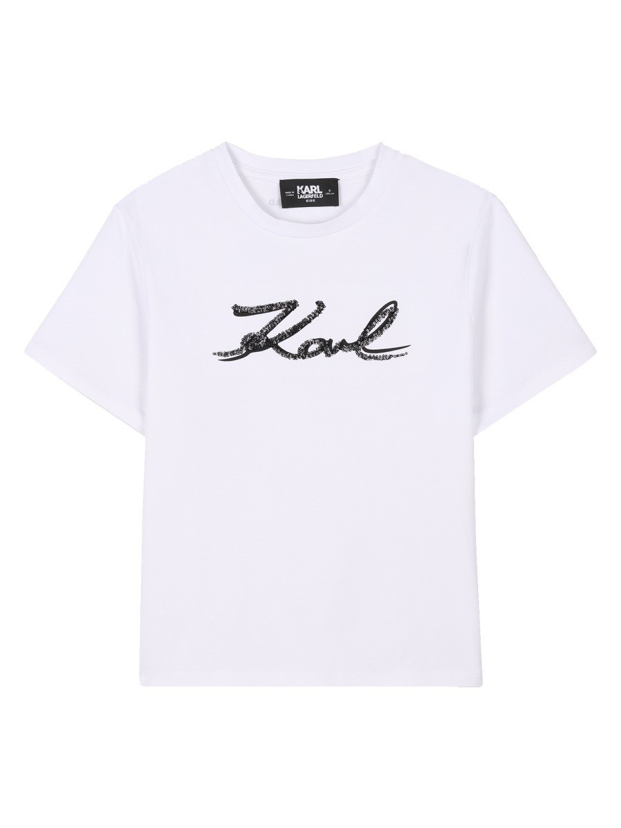 ݥȺ4!!  饬ե KARL LAGERFELD 󥰥꡼T T 륺 ۥ磻 L...