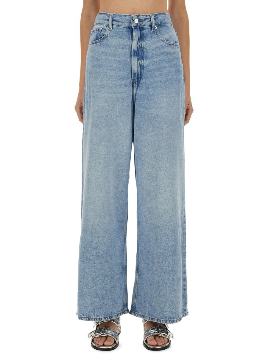 ݥȺ4!! ˡ GANNI ǥ˥ ǥ ֥롼 Jeans 374932 BLUE  ̵ åԥ...