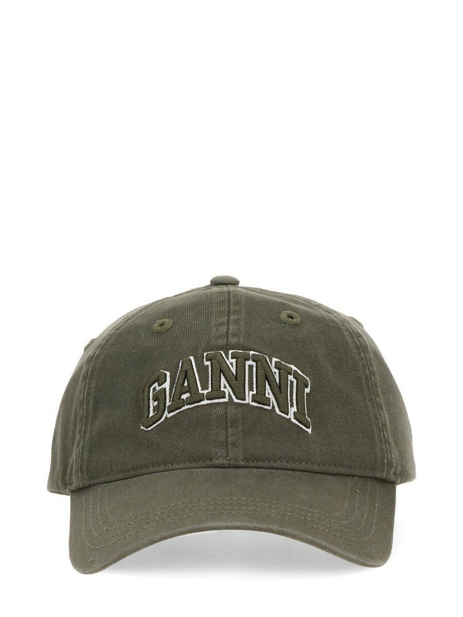 ˡ GANNI ϥå ˹ ǥ 졼 Hats 374988 GREY  ̵ åԥ̵ 2025AW el