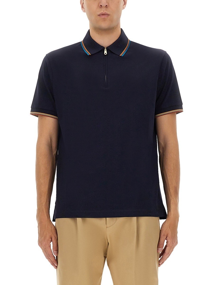 ポールスミス PAUL SMITH ポロシャツ メンズ ブルー Polo shirts 367081