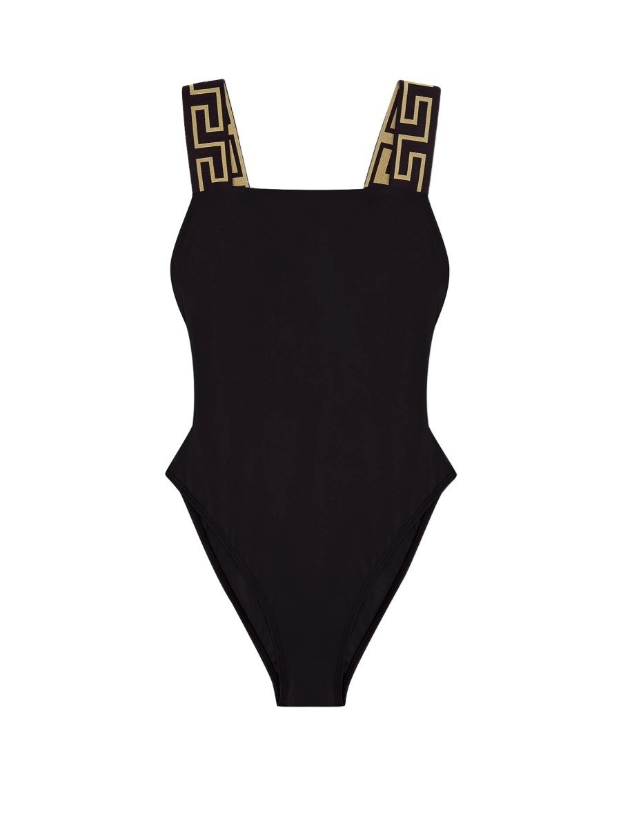 륵 VERSACE  ० ǥ ֥å Swimwear 372186 BLACK  ̵ åԥ...