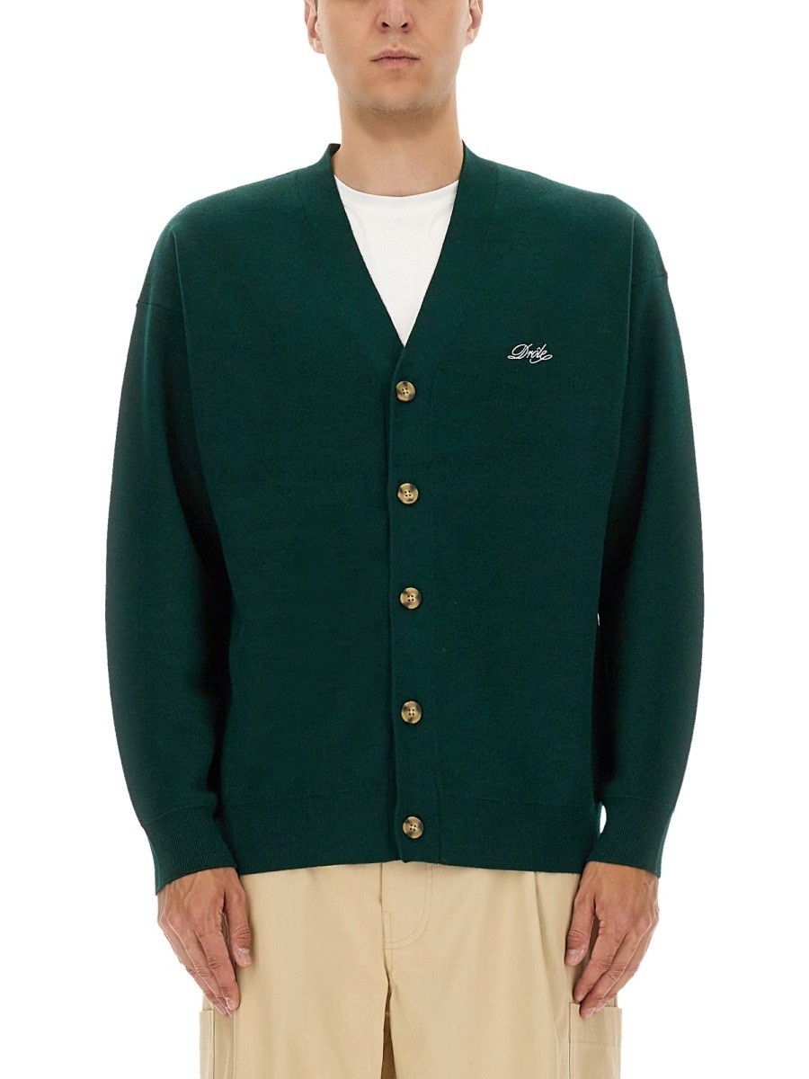 楽天BRANDSHOP・クラージュ楽天市場店ドロール ド ムッシュ DROLE DE MONSIEUR セーター ニットウェア メンズ グリーン Knitwear 374506 GREEN 関税 送料無料 ラッピング無料 2025AW el