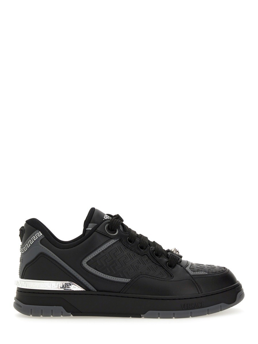 ݥȺ4!! 륵 VERSACE ˡ  ֥å Sneakers 362442 BLACK  ...