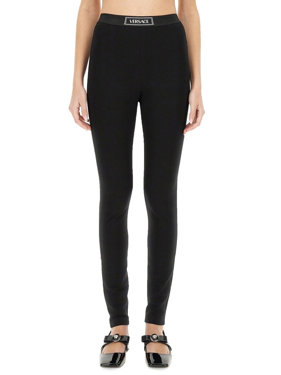 륵 VERSACE ܥ ѥ ǥ ֥å Trousers 363838 BLACK  ̵ åԥ̵...