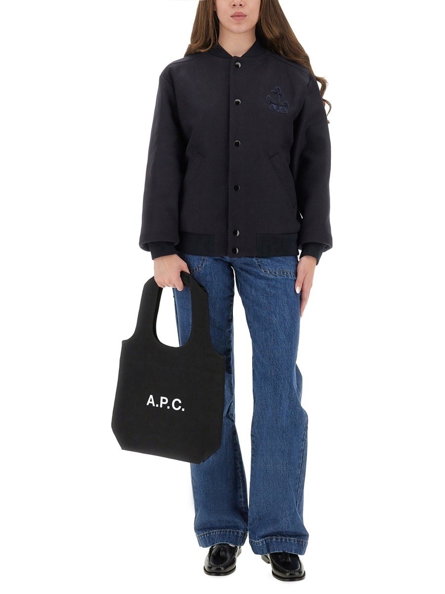  ڡ  A.P.C ȥ졼ʡ ǥ ֥롼 Sweatshirts 368904 BLUE  ̵ åԥ̵...