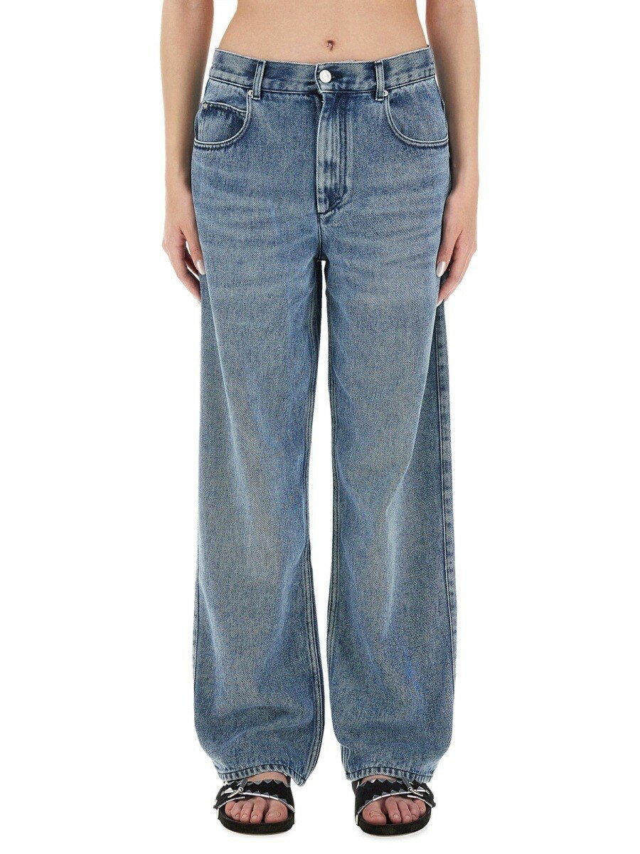 ٥ ޥ ISABEL MARANT ܥ ѥ ǥ ֥롼 Trousers 371299 BLUE  ̵ ...