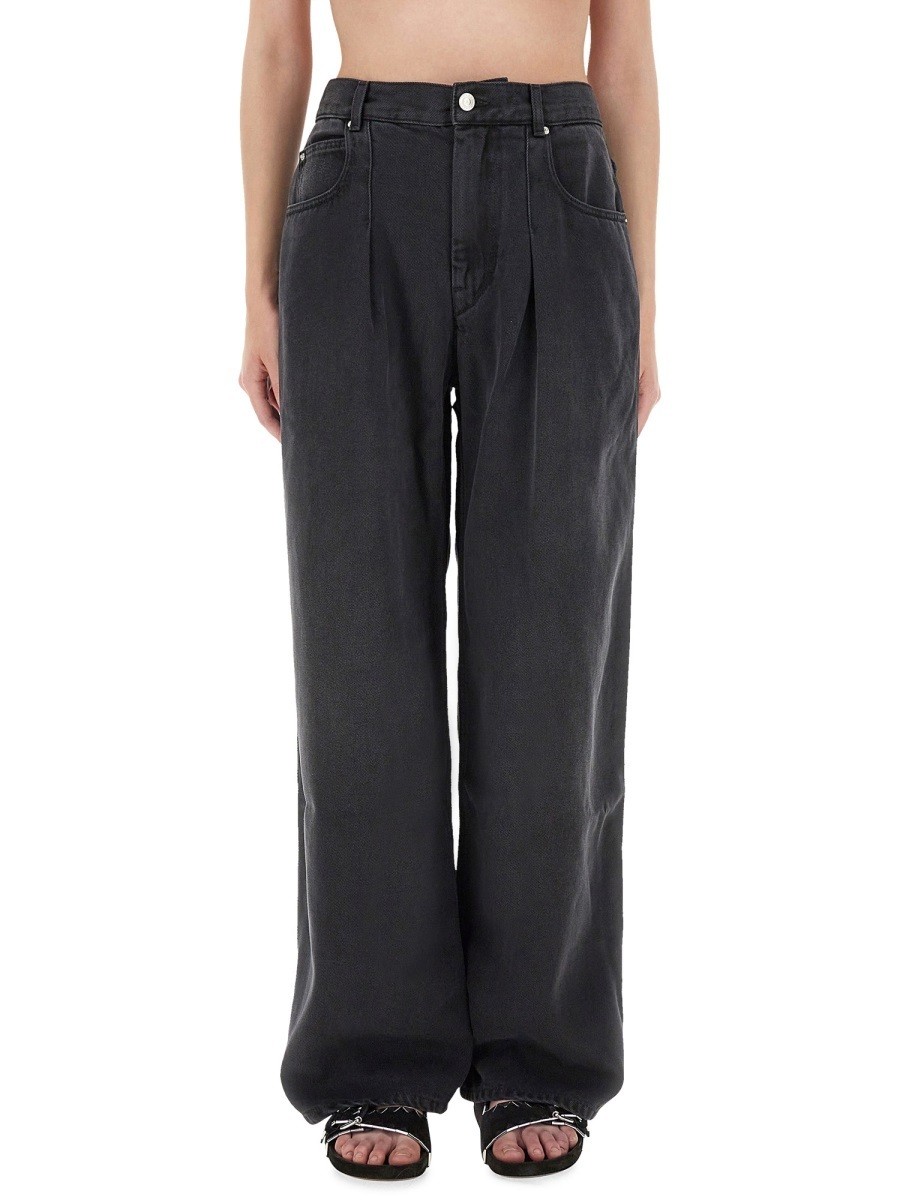 ٥ ޥ ISABEL MARANT ܥ ѥ ǥ ֥å Trousers 364588 BLACK  ̵...