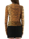 【1000円OFFクーポン配布中!!】 モスキーノ ジーンズ MOSCHINO JEANS Tシャツ トップス レディース ブラウン T-shirts and tops 375676 BROWN 関税 送料無料 ラッピング無料 2025AW el