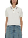 【1000円OFFクーポン配布中!!】 ヴィヴィアン・ウエストウッド VIVIENNE WESTWOOD ポロシャツ レディース ホワイト Polo 365338 WHITE 関税 送料無料 ラッピング無料 2025AW el