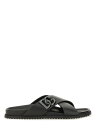 ドルチェ&ガッバーナ DOLCE&GABBANA フラットシューズ サンダル メンズ ブラック Flat Shoes 365261 BLACK 関税 送料無料 ラッピング無料 2025AW el