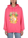 【本日ポイント4倍!!】 エムエスジーエム MSGM トレーナー レディース パープル Sweatshirts 275592 FUCHSIA 関税 送料無料 ラッピング無料 2023SS el