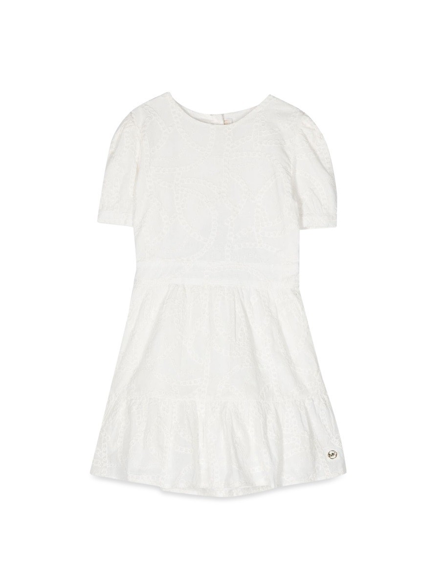 【土日限定クーポン配布中！】 MICHAEL KORS KIDS マイケル・コース ホワイト WHITE ドレス ガールズ ..