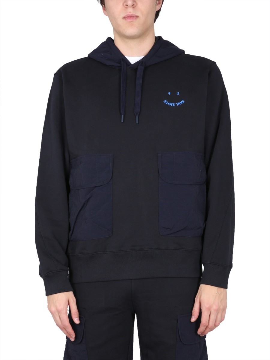 ݡ륹ߥ PAUL SMITH åȥ ȥ졼ʡ  ֥롼 Sweatshirts 275043 BLUE  ...