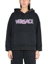 【本日ポイント4倍!!】 ヴェルサーチ VERSACE トレーナー レディース ブラック Sweatshirts 274339 BLACK 関税 送料無料 ラッピング無料 2023SS el