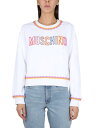 【本日ポイント4倍!!】 モスキーノ MOSCHINO トレーナー レディース ホワイト Sweatshirts 273508 WHITE 関税 送料無料 ラッピング無料 2023SS el