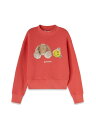 パーム・エンジェルス PALM ANGELS クルーネックスウェットシャツ トレーナー ガールズ レッド Crew neck sweatshirts 276834 RED 関税 送料無料 ラッピング無料 2023SS el