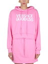 【本日ポイント4倍!!】 ヴェルサーチ VERSACE トレーナー レディース ピンク Sweatshirts 274137 PINK 関税 送料無料 ラッピング無料 2023SS el