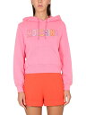 【本日ポイント4倍!!】 モスキーノ MOSCHINO トレーナー レディース ピンク Sweatshirts 273498 PINK 関税 送料無料 ラッピング無料 2023SS el