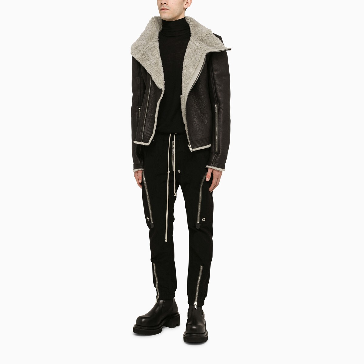 RICK OWENS リック オウエンス Black ジャケット メンズ 秋冬2022 RU02B2768LSHP/L_RICKO-0908 【関税・送料無料】【ラッピング無料】 ff